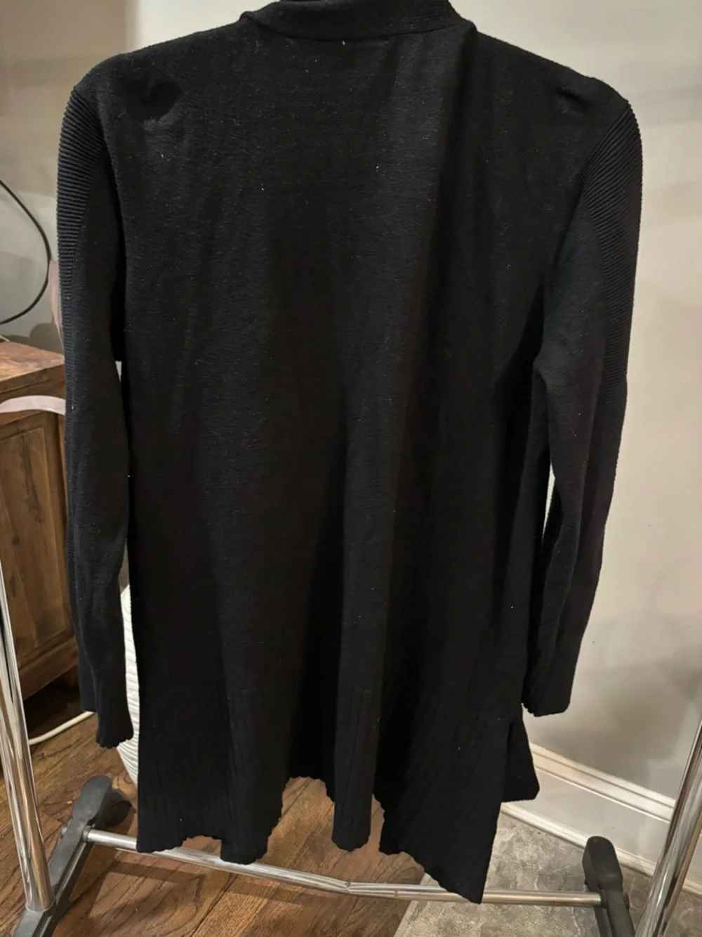 Devotion by Cyrus Black Open-Front Knit Cardigan size large